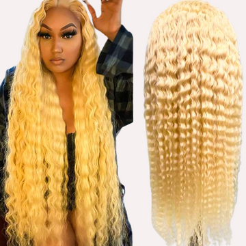 613 Water Wave Virgin Lace Wig