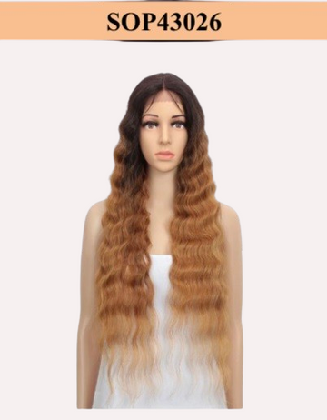 Soft Crimps Layered Lace Wig Synthetic