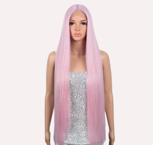 Middle Part Long Lace Synthetic HD Wig