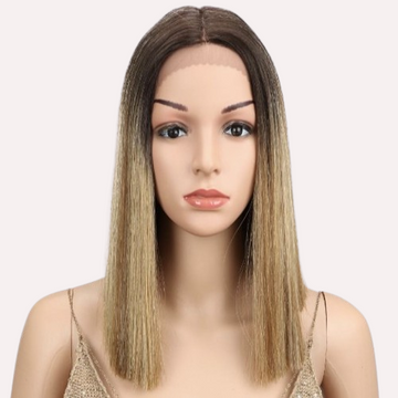 Middle Part Synthetic Bob Wig