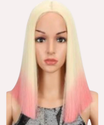 Middle Part Synthetic Bob Wig