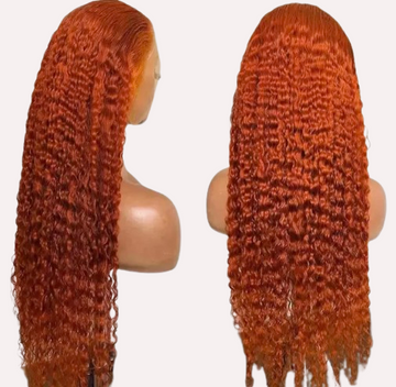 Ginger Deep Wave Virgin Lace Wig