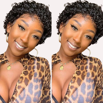 Short Curly Pixie Cut HD Lace Wig