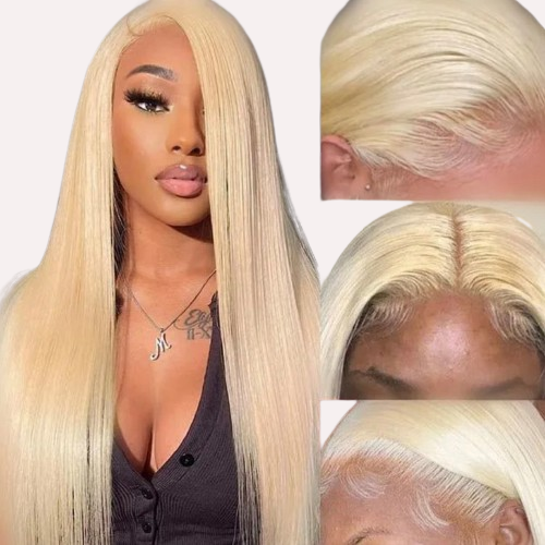 613 Straight Transparent Lace Frontal