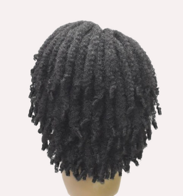 Pre Plucked Lace Kinky Afro Marley Synthetic Wig