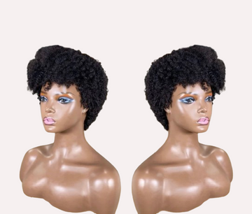 Afro Kinky Short Virgin Lace Wig